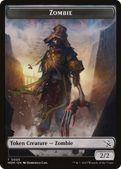 Elemental (02) // Zombie Double-Sided Token [March of the Machine Tokens] | Black Swamp Games