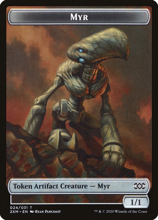Myr Token (024/031) [Double Masters Tokens] | Black Swamp Games