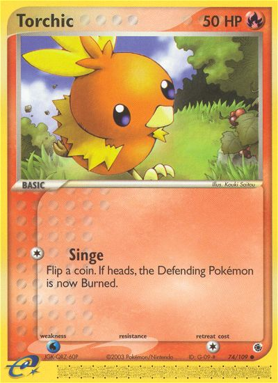 Torchic (74/109) [EX: Ruby & Sapphire] | Black Swamp Games