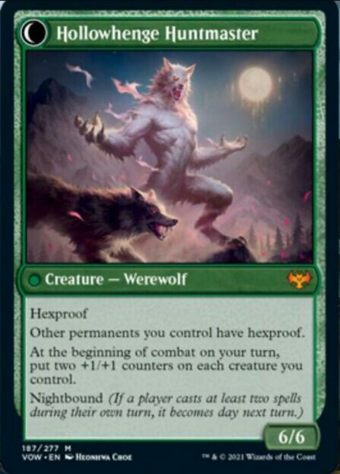 Avabruck Caretaker // Hollowhenge Huntmaster [Innistrad: Crimson Vow] | Black Swamp Games