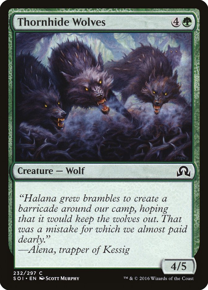 Thornhide Wolves [Shadows over Innistrad] | Black Swamp Games