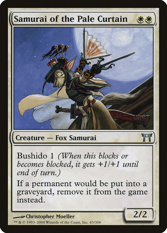 Samurai of the Pale Curtain [Champions of Kamigawa] | Black Swamp Games