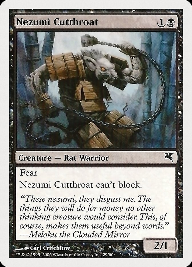 Nezumi Cutthroat (29) [Hachette UK] | Black Swamp Games