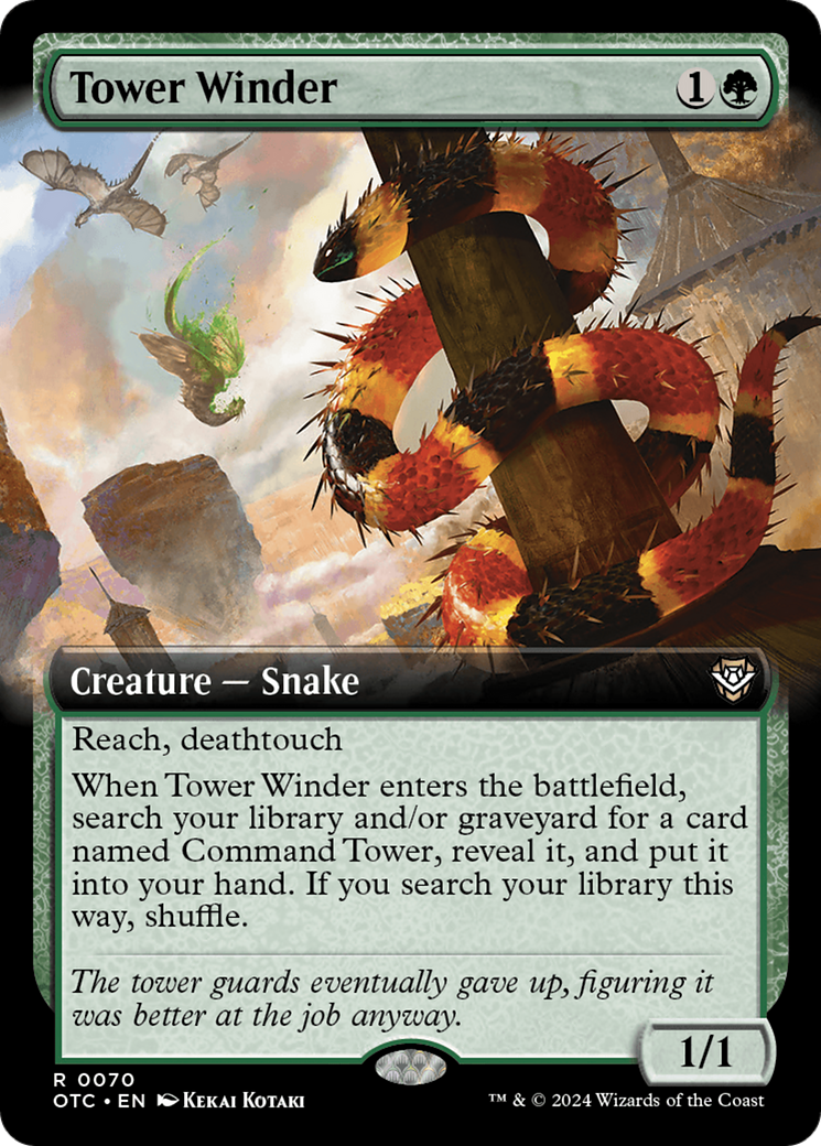 Tower Winder (Extended Art) [Outlaws of Thunder Junction Commander] | Black Swamp Games