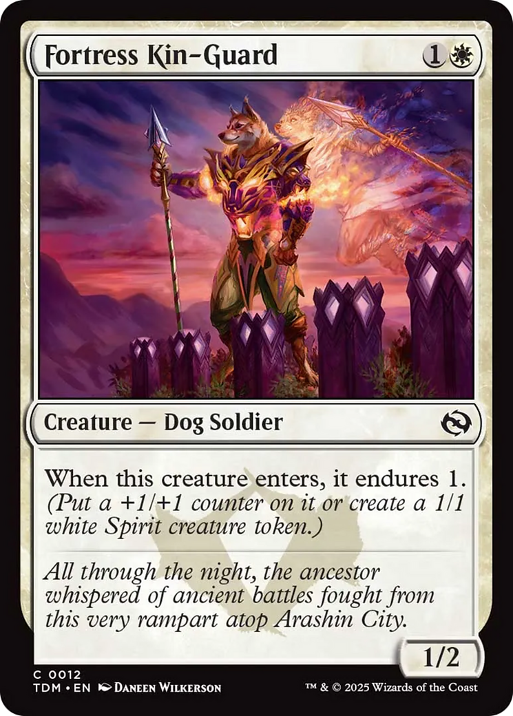 Fortress Kin-Guard [Tarkir: Dragonstorm] | Black Swamp Games