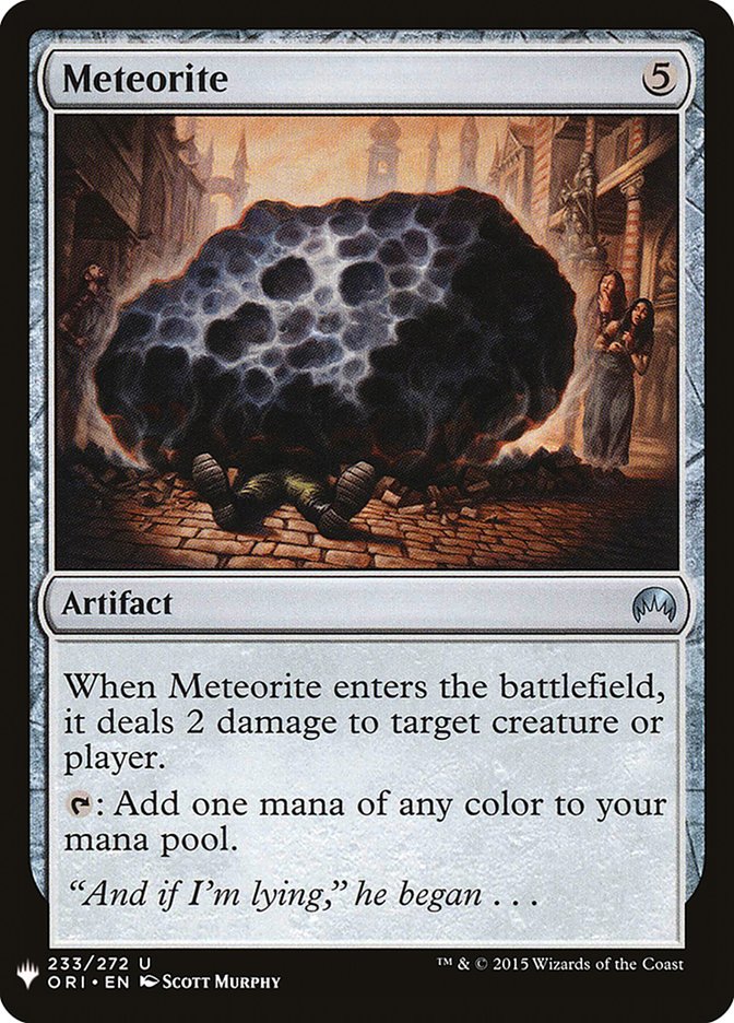 Meteorite [Mystery Booster] | Black Swamp Games