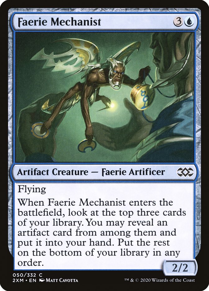 Faerie Mechanist [Double Masters] | Black Swamp Games