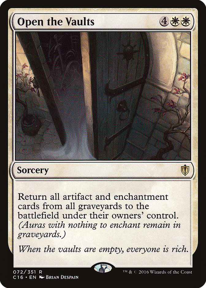 Open the Vaults [Commander 2016] | Black Swamp Games