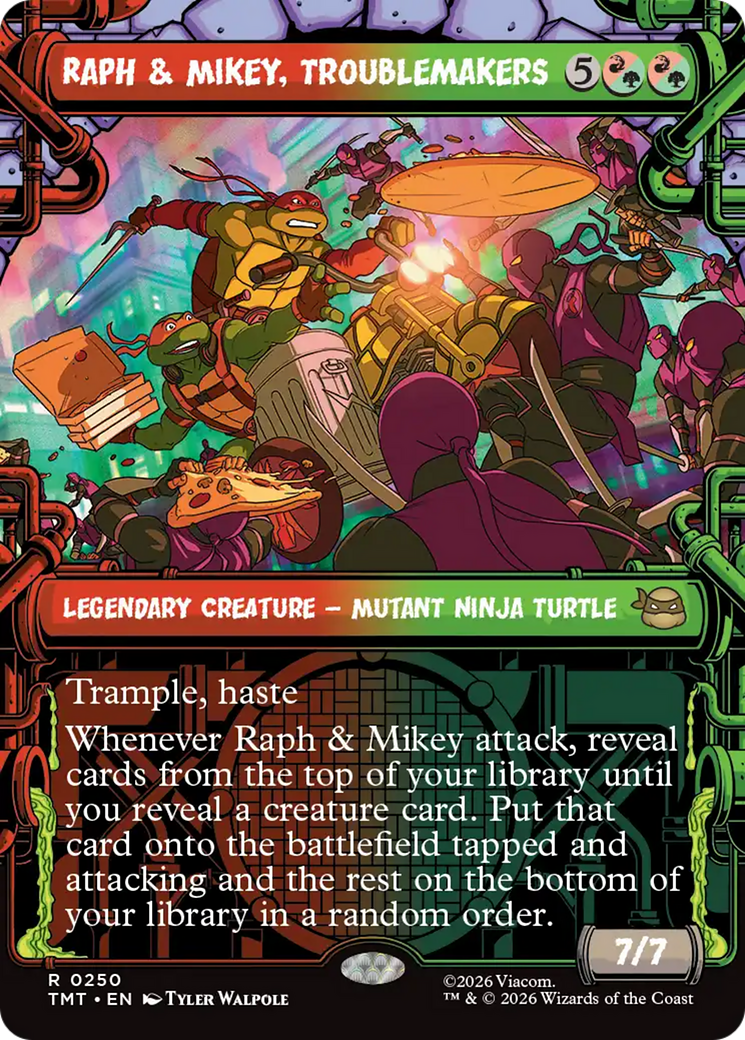Raph & Mikey, Troublemakers (Showcase) [Teenage Mutant Ninja Turtles] | Black Swamp Games