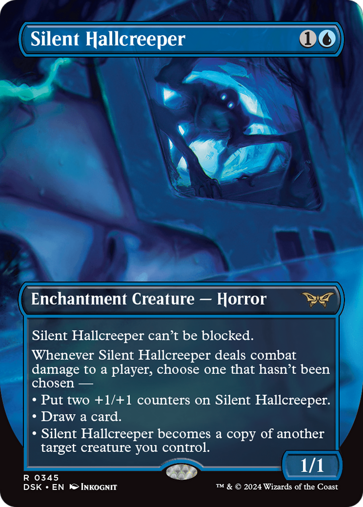 Silent Hallcreeper (Borderless) [Duskmourn: House of Horror] | Black Swamp Games