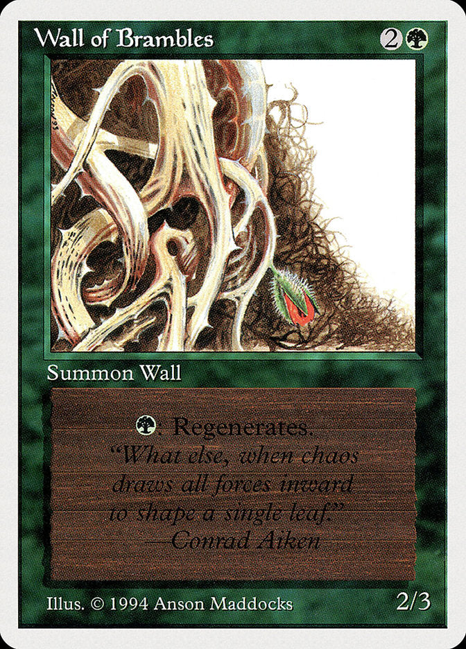 Wall of Brambles [Summer Magic / Edgar] | Black Swamp Games