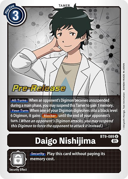 Daigo Nishijima [BT9-089] [X Record Pre-Release Promos] | Black Swamp Games