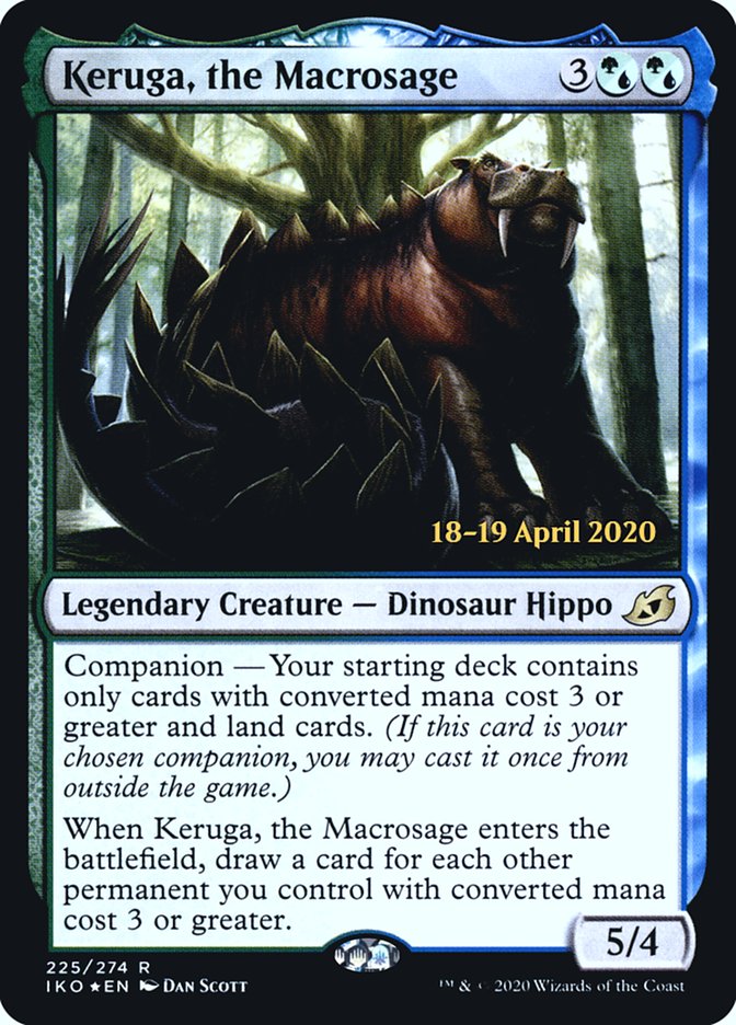Keruga, the Macrosage [Ikoria: Lair of Behemoths Prerelease Promos] | Black Swamp Games