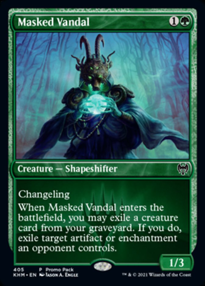 Masked Vandal (Promo Pack) [Kaldheim Promos] | Black Swamp Games