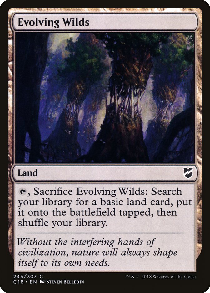 Evolving Wilds [Commander 2018] | Black Swamp Games