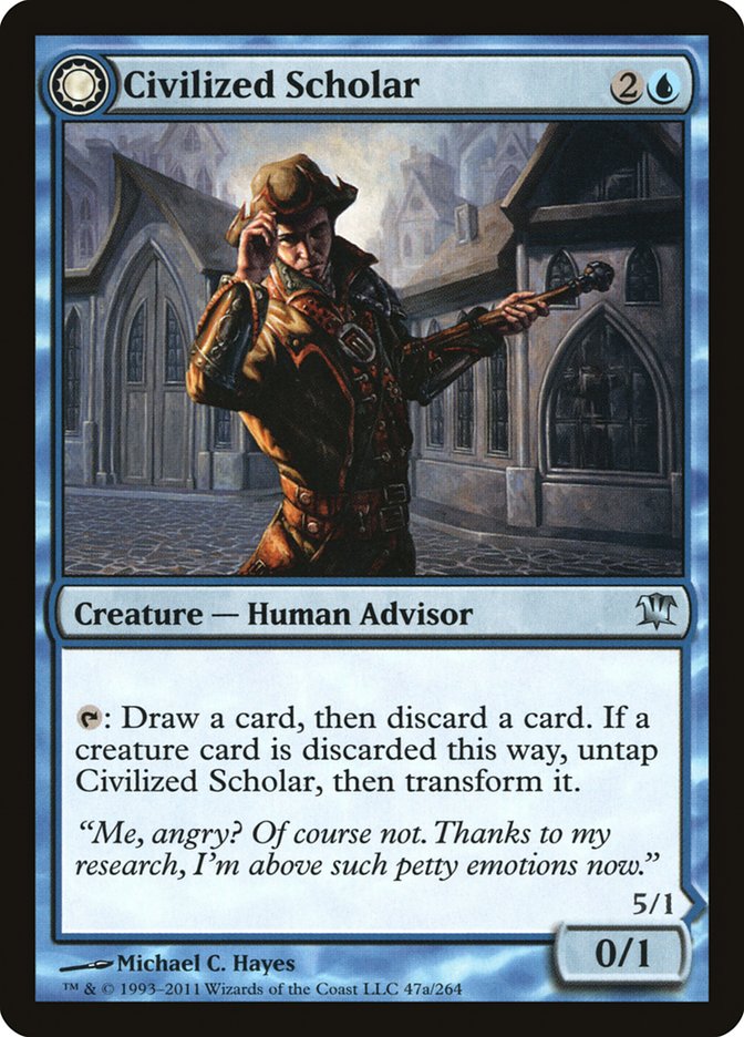 Civilized Scholar // Homicidal Brute [Innistrad] | Black Swamp Games