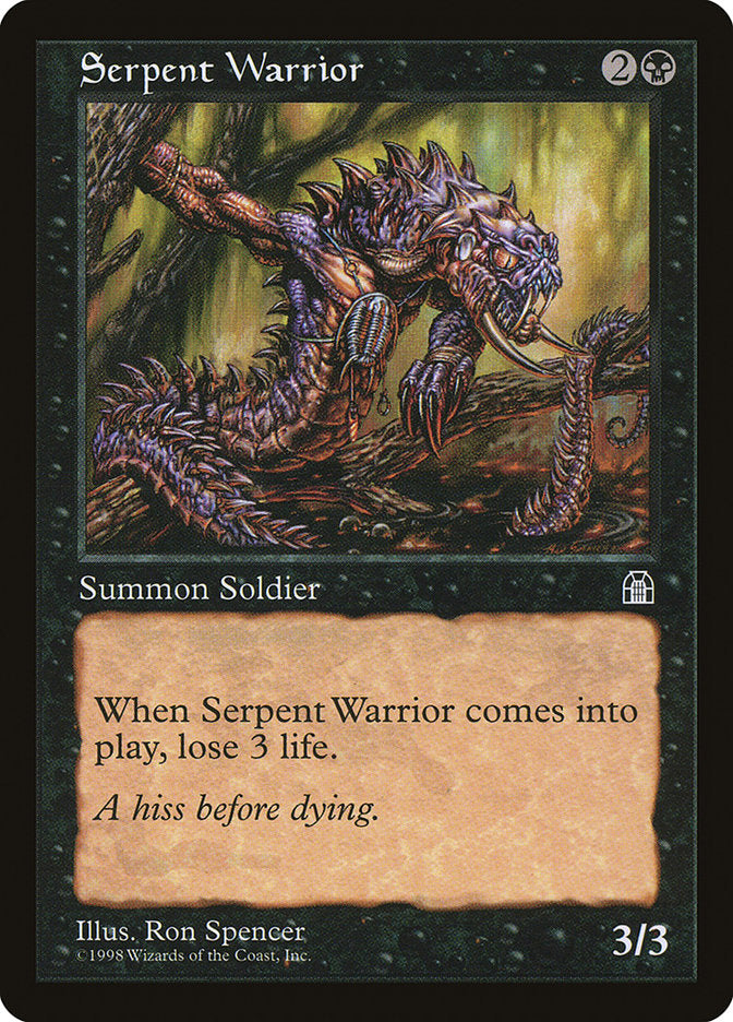 Serpent Warrior [Stronghold] | Black Swamp Games