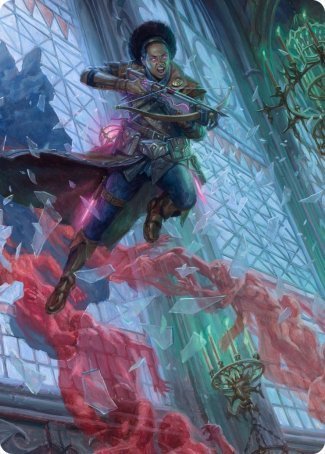 Kaya, Geist Hunter Art Card [Innistrad: Crimson Vow Art Series] | Black Swamp Games