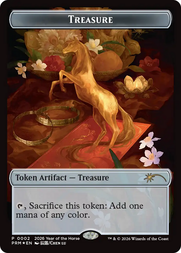 Treasure Token (Year of the Horse 2026) [Standard Showdown Promos Tokens] | Black Swamp Games