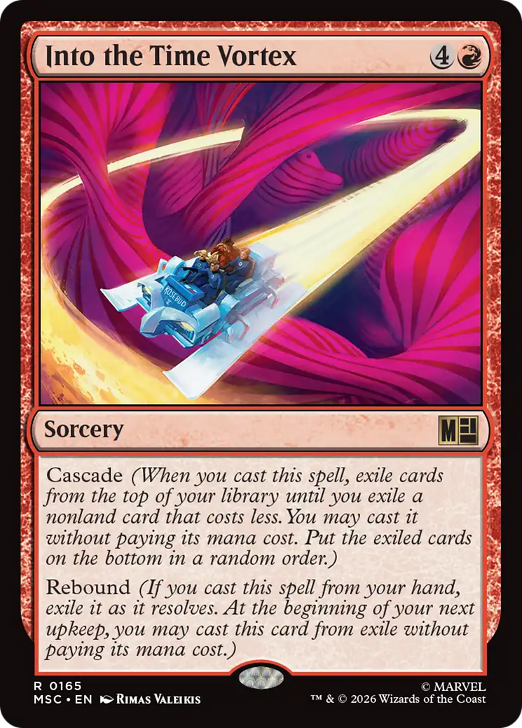 Into the Time Vortex (Surge Foil) [Marvel Super Heroes Commander] | Black Swamp Games