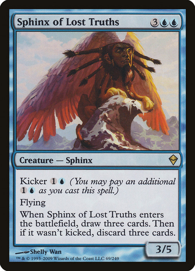 Sphinx of Lost Truths [Zendikar] | Black Swamp Games