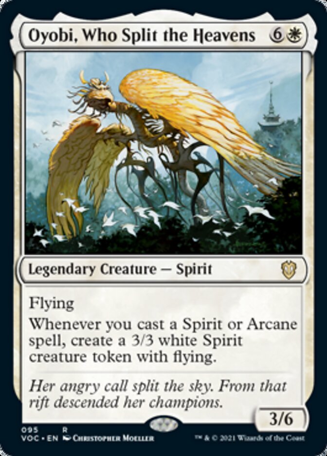 Oyobi, Who Split the Heavens [Innistrad: Crimson Vow Commander] | Black Swamp Games