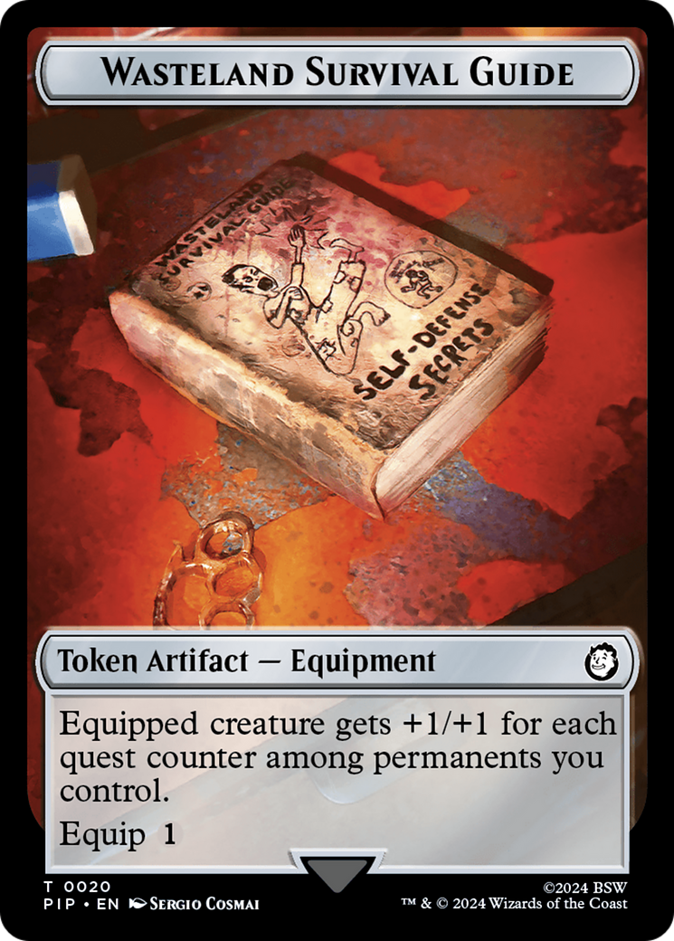 Treasure (018) // Wasteland Double-Sided Token [Fallout Tokens] | Black Swamp Games