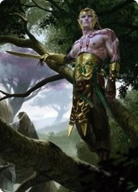 Tyvar Kell Art Card [Kaldheim Art Series] | Black Swamp Games