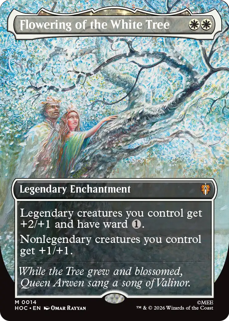 Flowering of the White Tree (Borderless) [The Hobbit: Eternal-Legal] | Black Swamp Games
