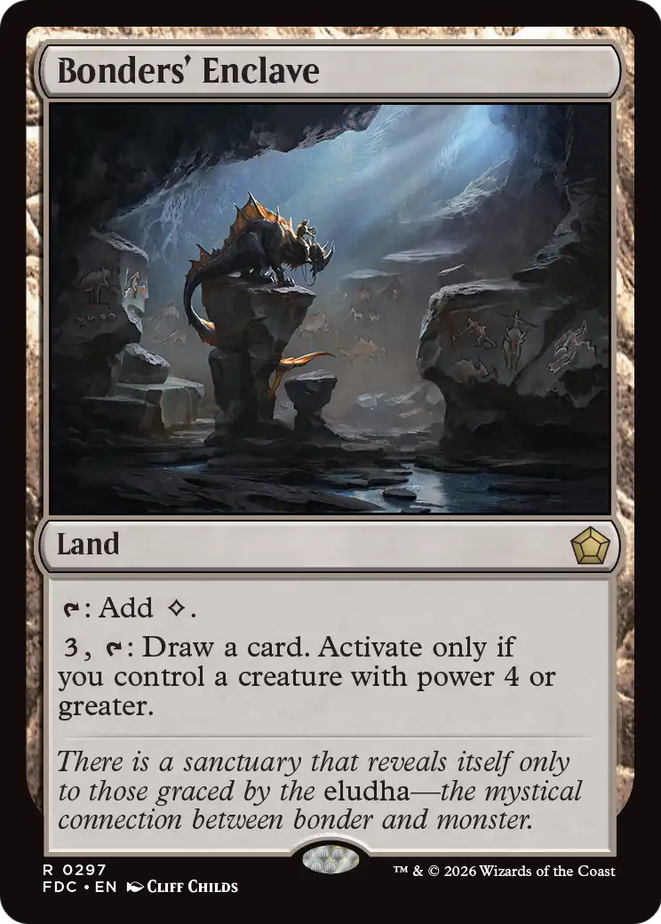 Bonders' Enclave [Foundations Commander] | Black Swamp Games