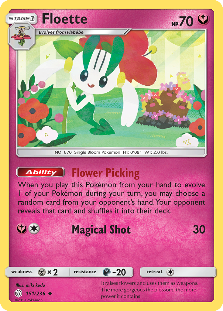 Floette (151/236) [Sun & Moon: Cosmic Eclipse] | Black Swamp Games