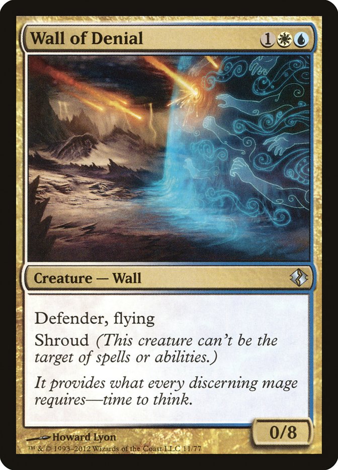 Wall of Denial [Duel Decks: Venser vs. Koth] | Black Swamp Games