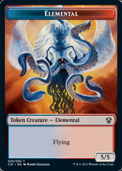 Elemental (020) // Copy Double-Sided Token [Commander 2021 Tokens] | Black Swamp Games
