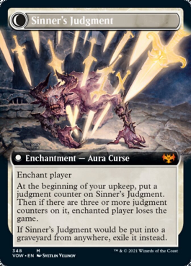 Faithbound Judge // Sinner's Judgment (Extended Art) [Innistrad: Crimson Vow] | Black Swamp Games