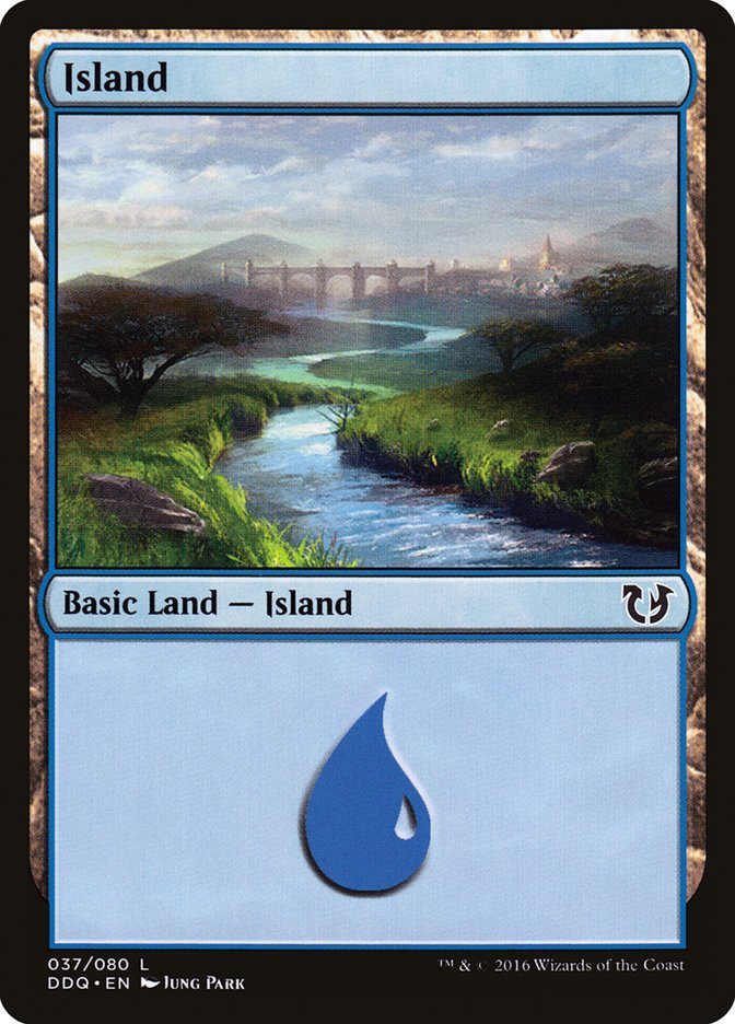 Island (37) [Duel Decks: Blessed vs. Cursed] | Black Swamp Games