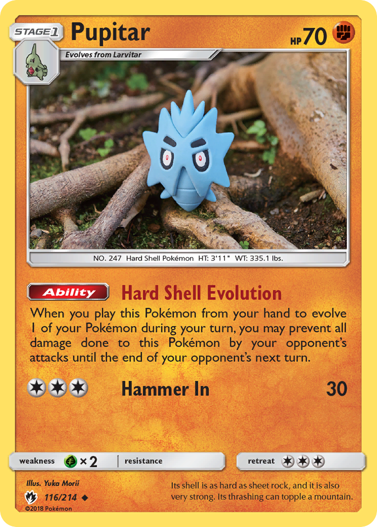 Pupitar (116/214) [Sun & Moon: Lost Thunder] | Black Swamp Games