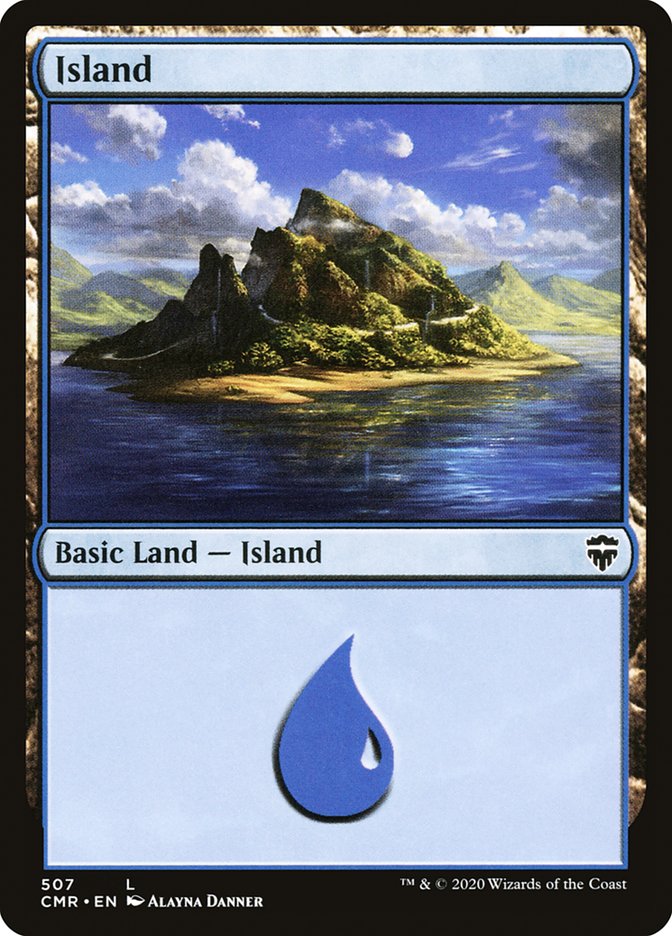 Island (507) [Commander Legends] | Black Swamp Games
