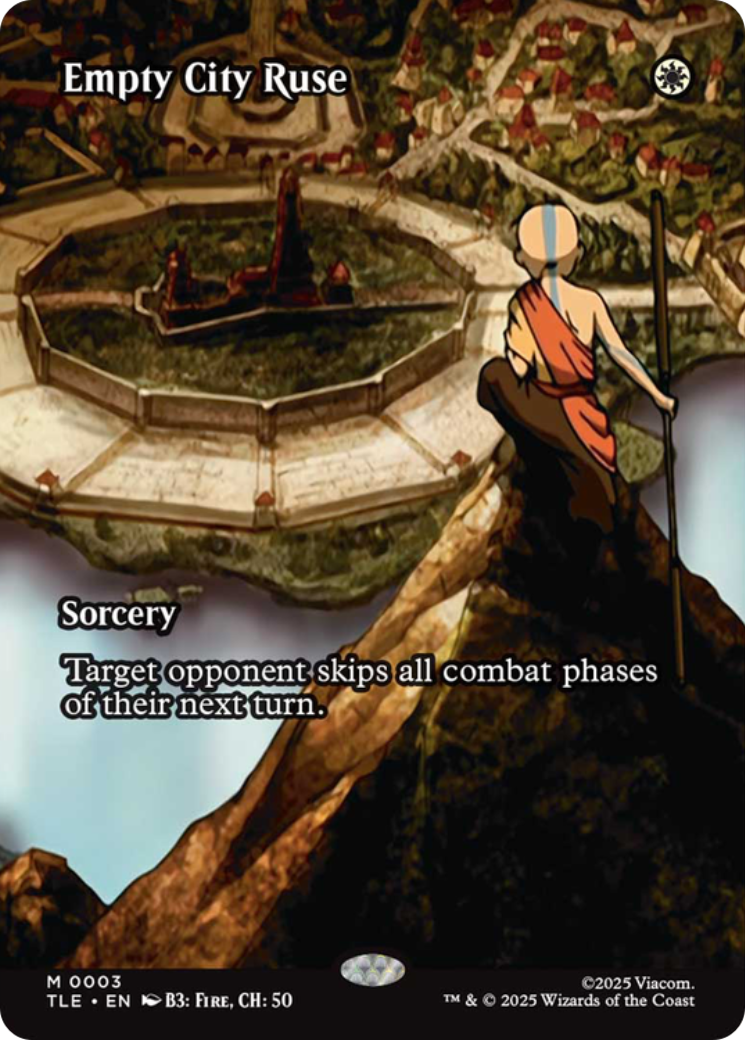Empty City Ruse (Borderless) [Avatar: The Last Airbender: Eternal-Legal] | Black Swamp Games