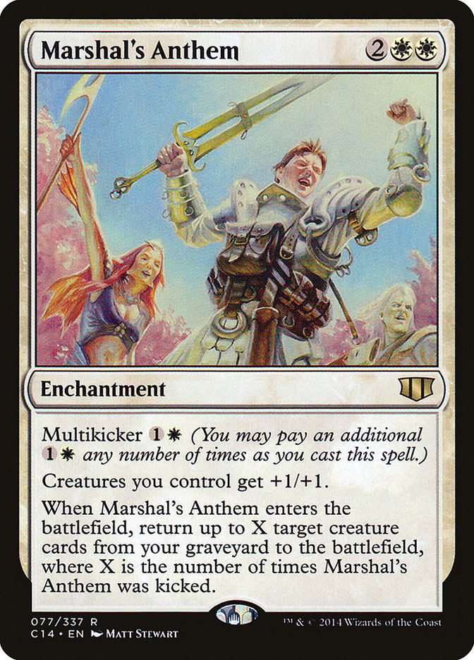 Marshal's Anthem [Commander 2014] | Black Swamp Games