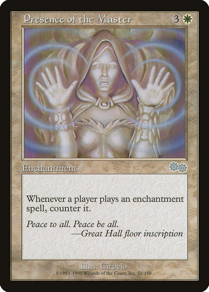 Presence of the Master [Urza's Saga] | Black Swamp Games