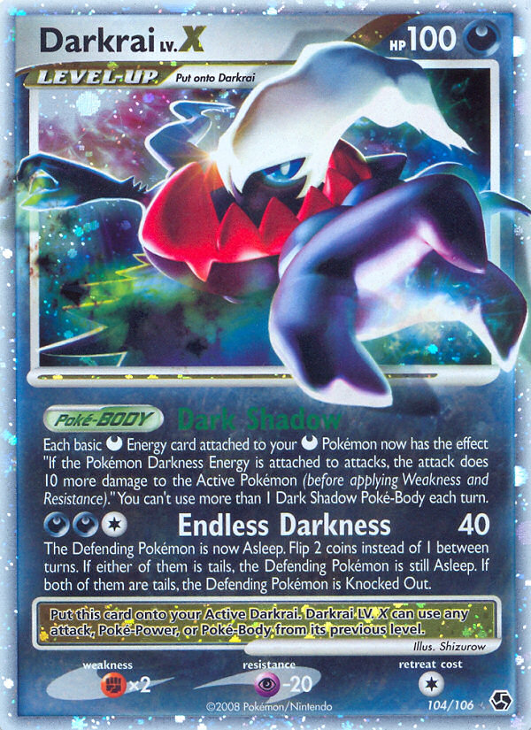 Darkrai LV.X (104/106) [Diamond & Pearl: Great Encounters] | Black Swamp Games