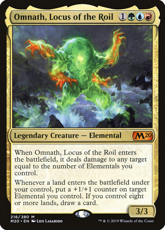 Omnath, Locus of the Roil [Core Set 2020] | Black Swamp Games