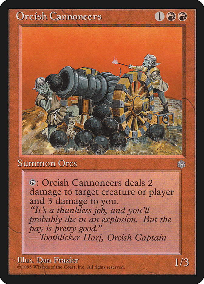 Orcish Cannoneers [Ice Age] | Black Swamp Games