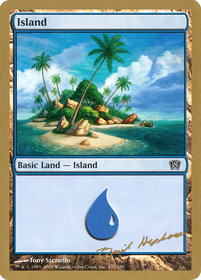 Island (dh337) (Dave Humpherys) [World Championship Decks 2003] | Black Swamp Games