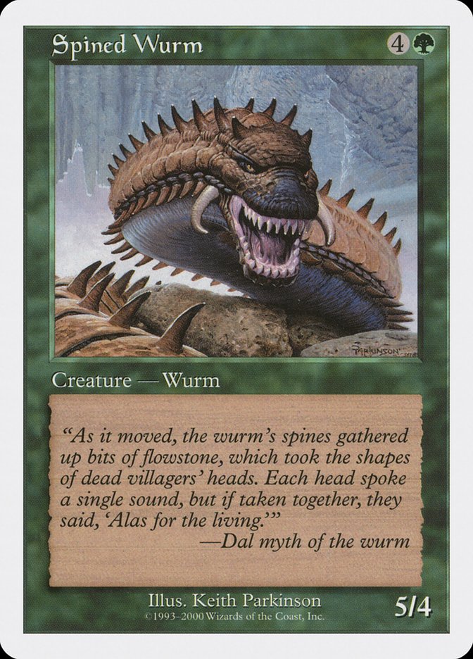 Spined Wurm [Media Promos] | Black Swamp Games