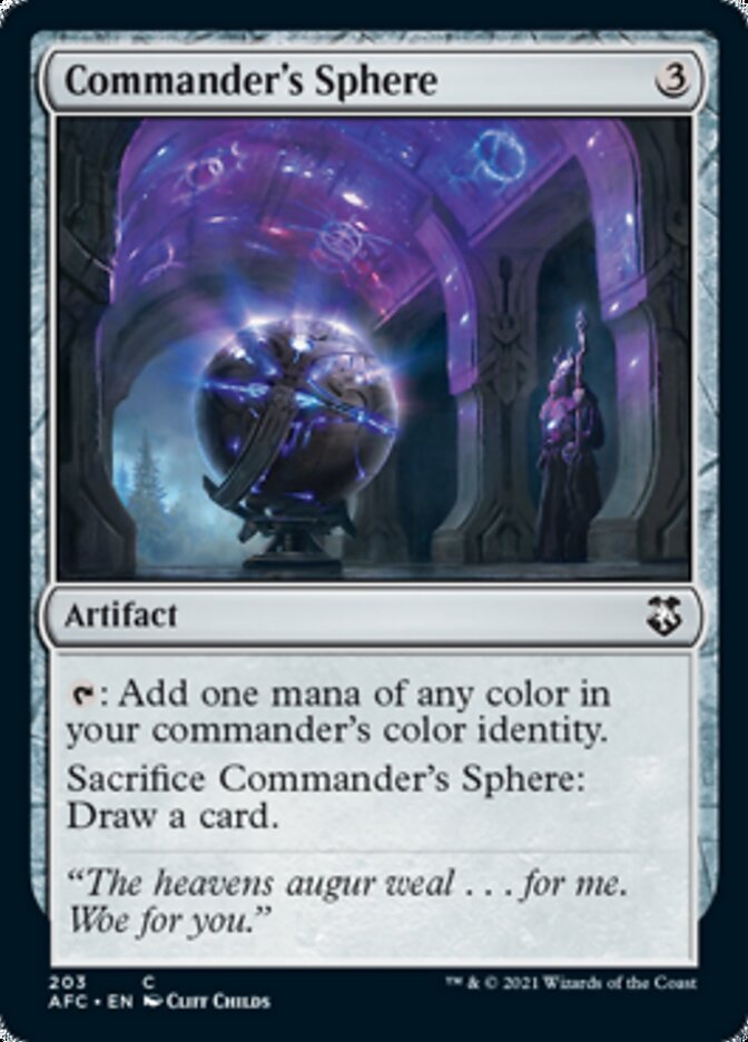 Commander's Sphere [Dungeons & Dragons: Adventures in the Forgotten Realms Commander] | Black Swamp Games