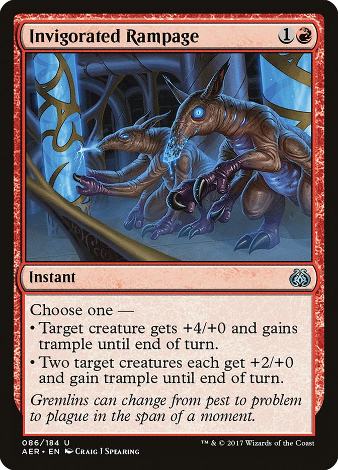 Invigorated Rampage [Aether Revolt] | Black Swamp Games
