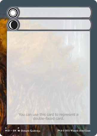 Helper Card (3/9) [Innistrad: Midnight Hunt Tokens] | Black Swamp Games