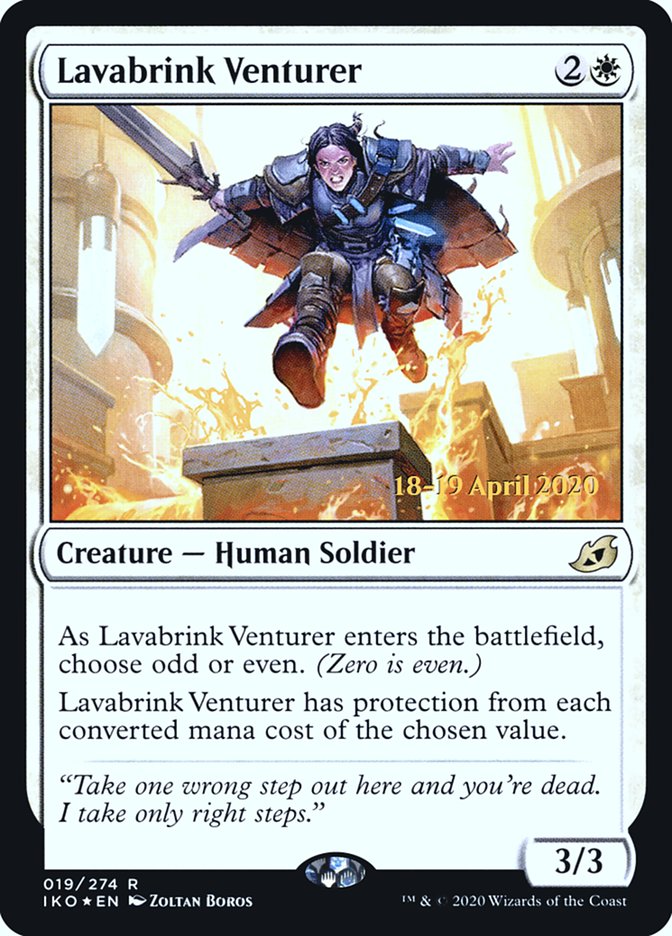 Lavabrink Venturer [Ikoria: Lair of Behemoths Prerelease Promos] | Black Swamp Games