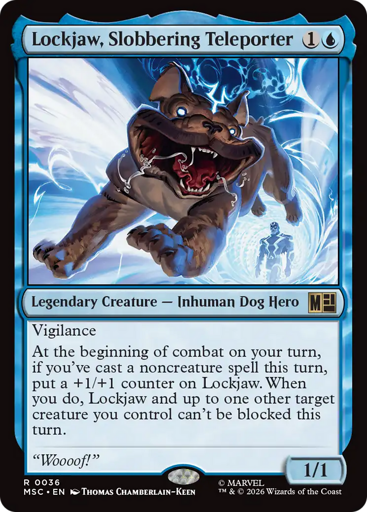Lockjaw, Slobbering Teleporter (Surge Foil) [Marvel Super Heroes Commander] | Black Swamp Games